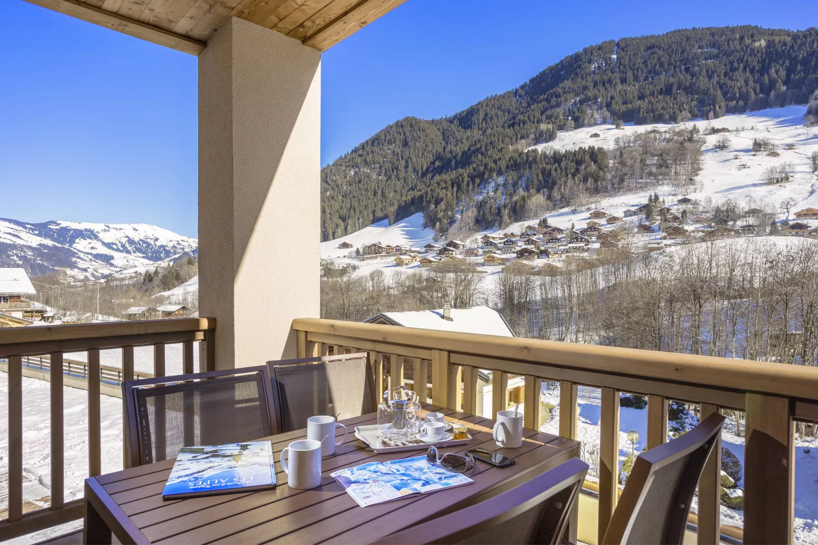 Résidence La Clé des Cimes 3-S6-Terrace balcony