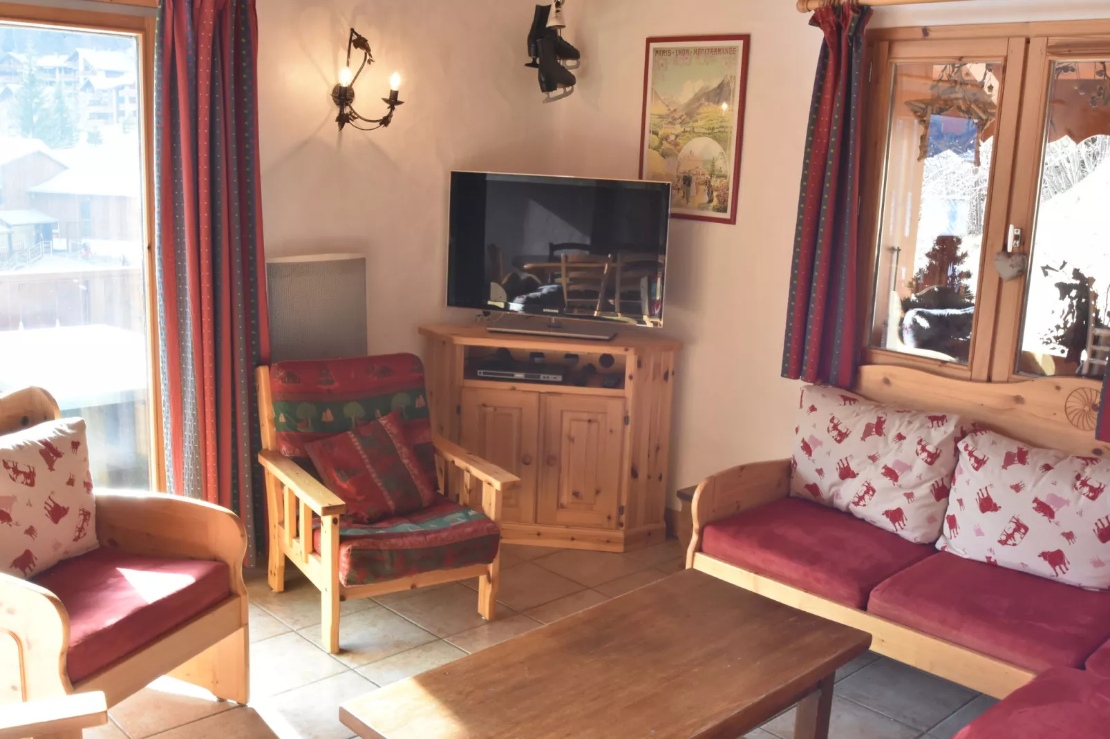 Chalet du Merle 2-Living room