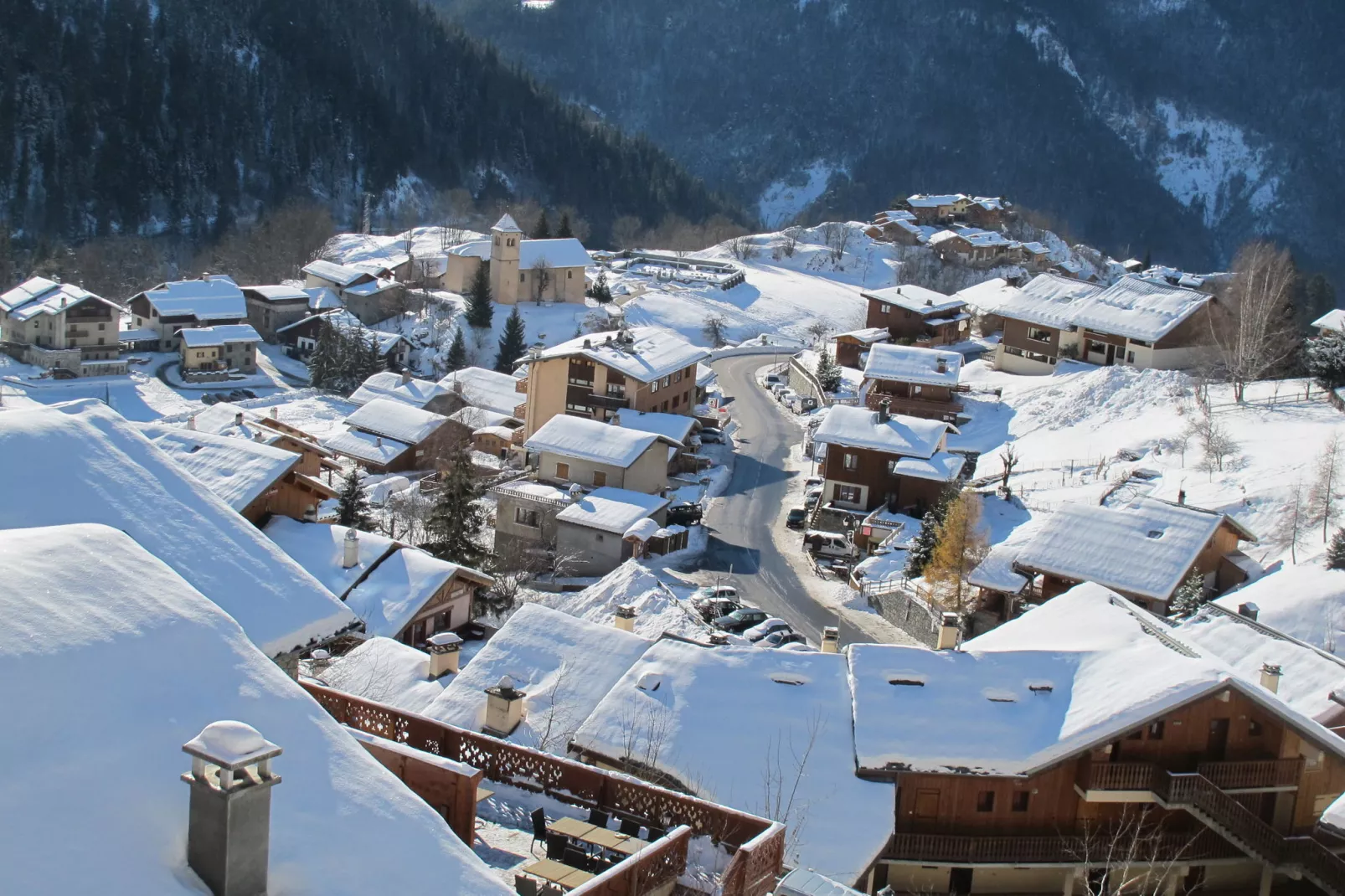 Chalet du Merle 2-View winter