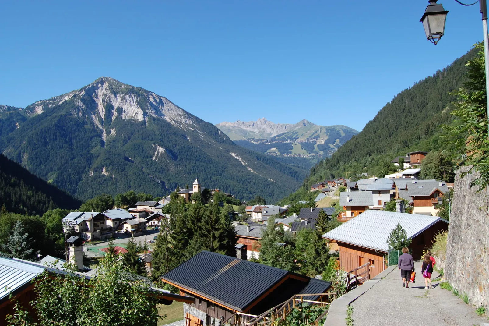 Chalet Appartement Le Pointon 2-Aussicht Sommer