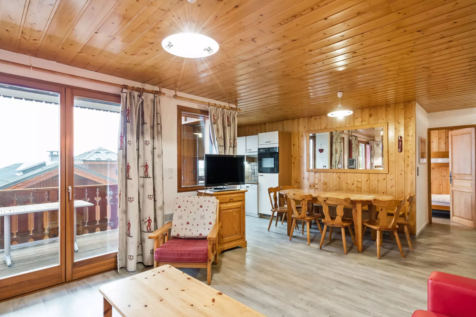 Chalet appartement Chargalon-Living room