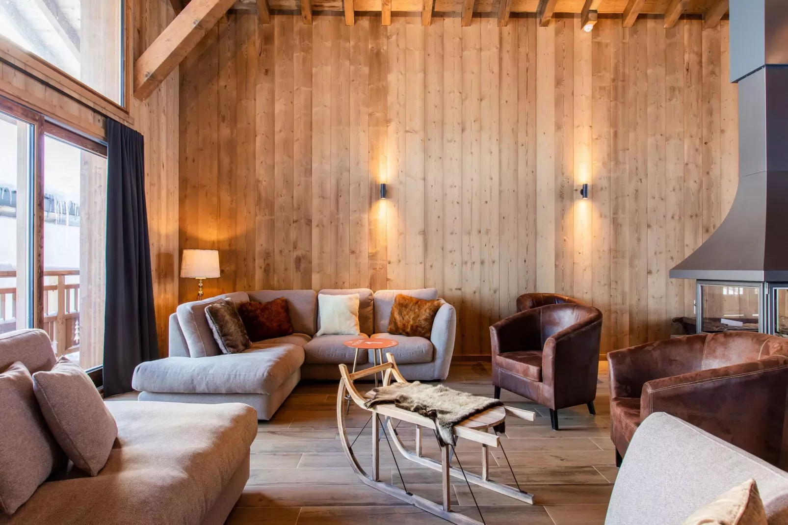 CHALET LE 360-Living room