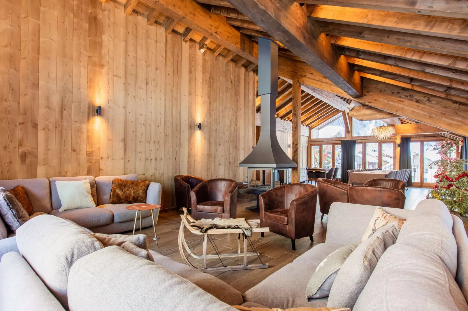 CHALET LE 360-Living room