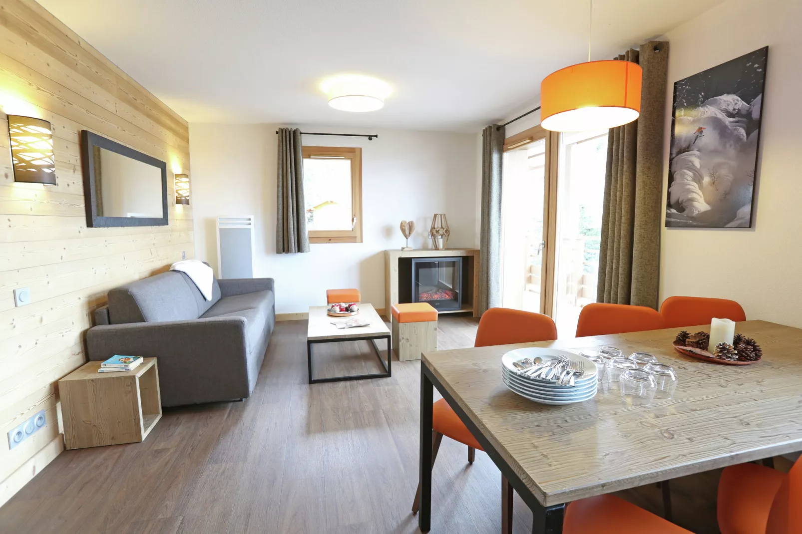 Le Coeur des Loges 2-S4-Living room
