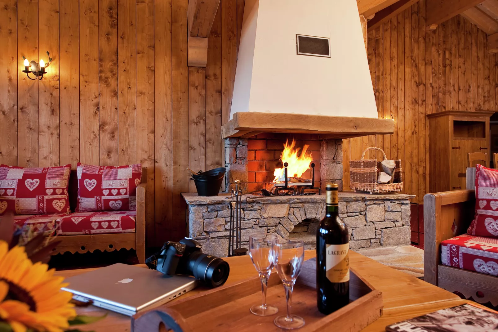 Chalet Le Refuge 3-Salon