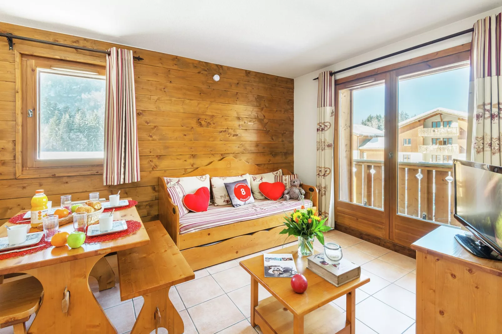 Les Fermes de Samoëns 1-Living room