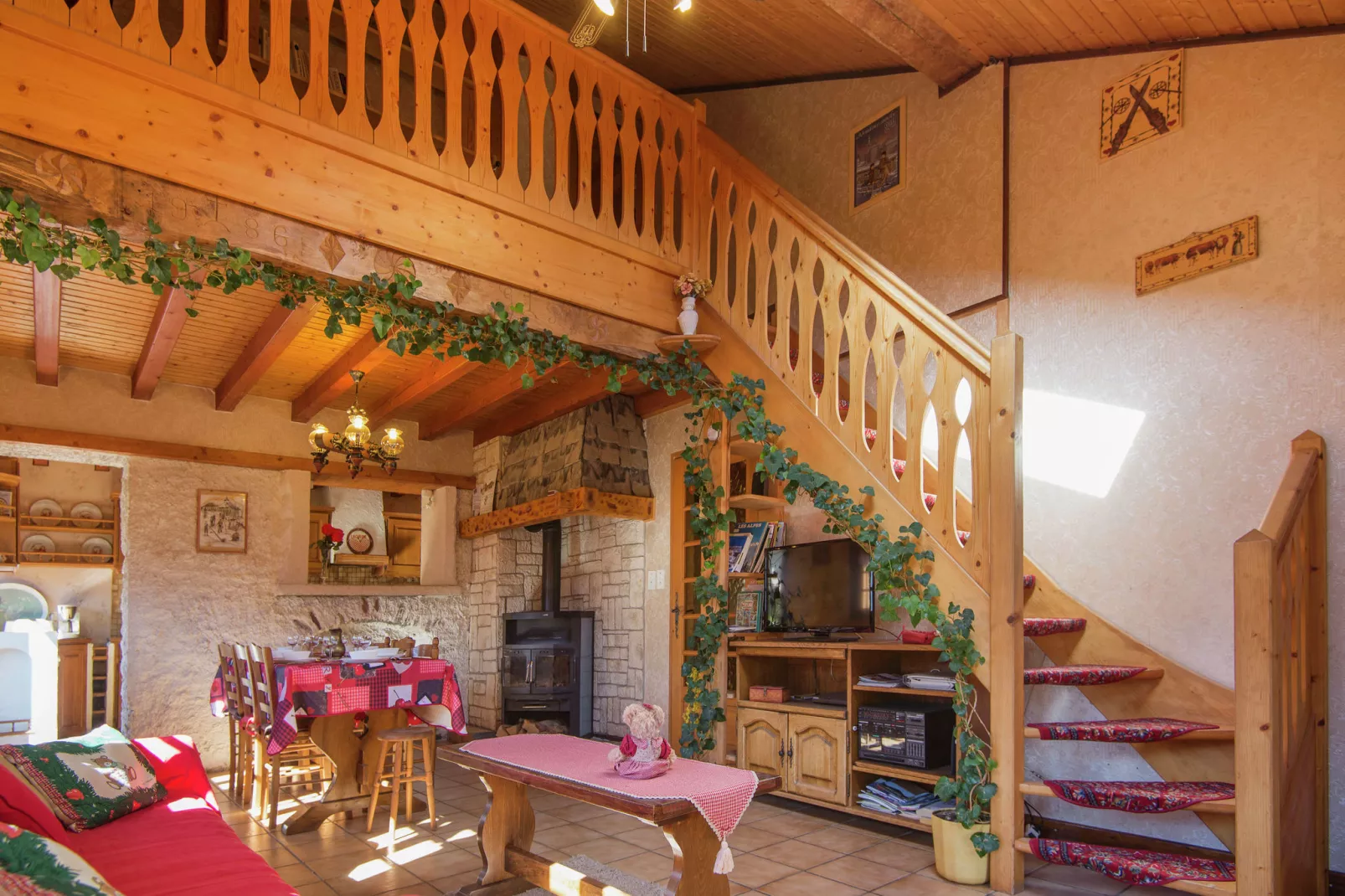 Chalet Le Mont-Living room