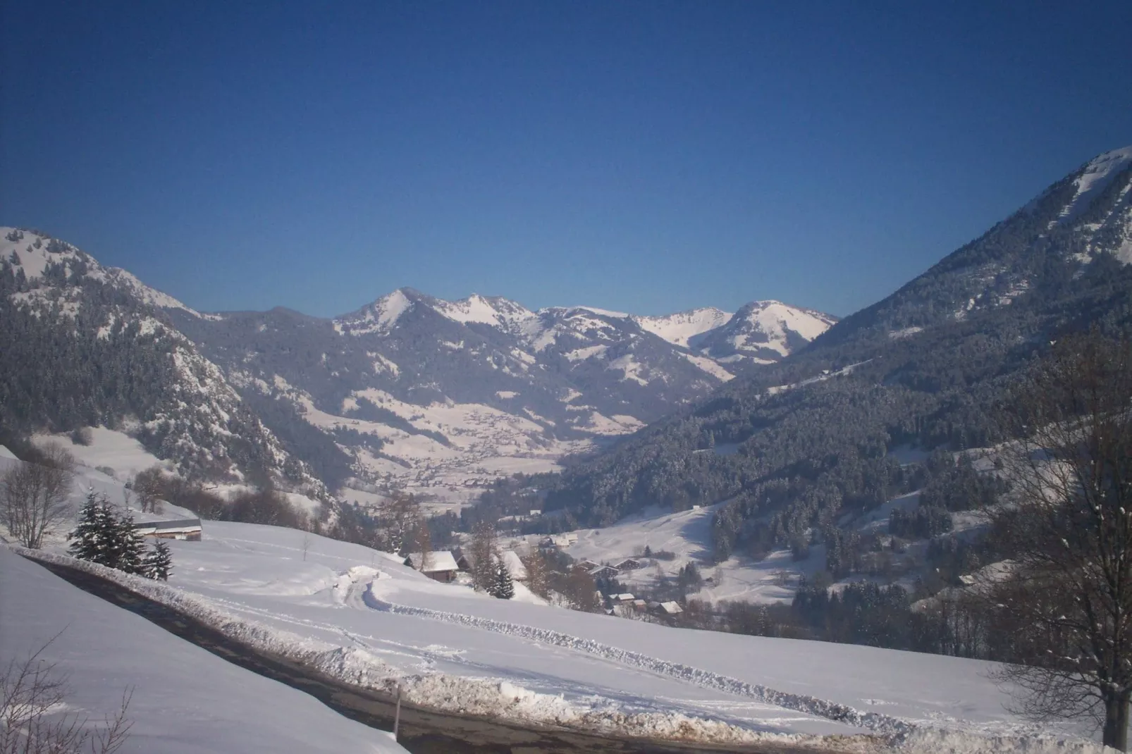 Chalet Le Mont-Garden winter