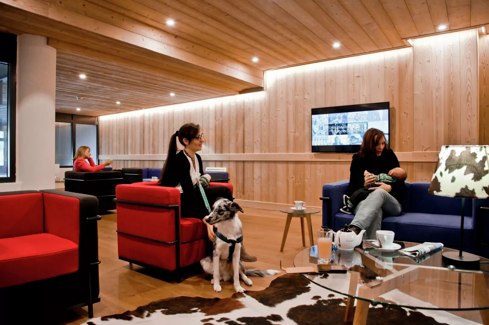 Les Fermes de Chatel 3-Reception hall