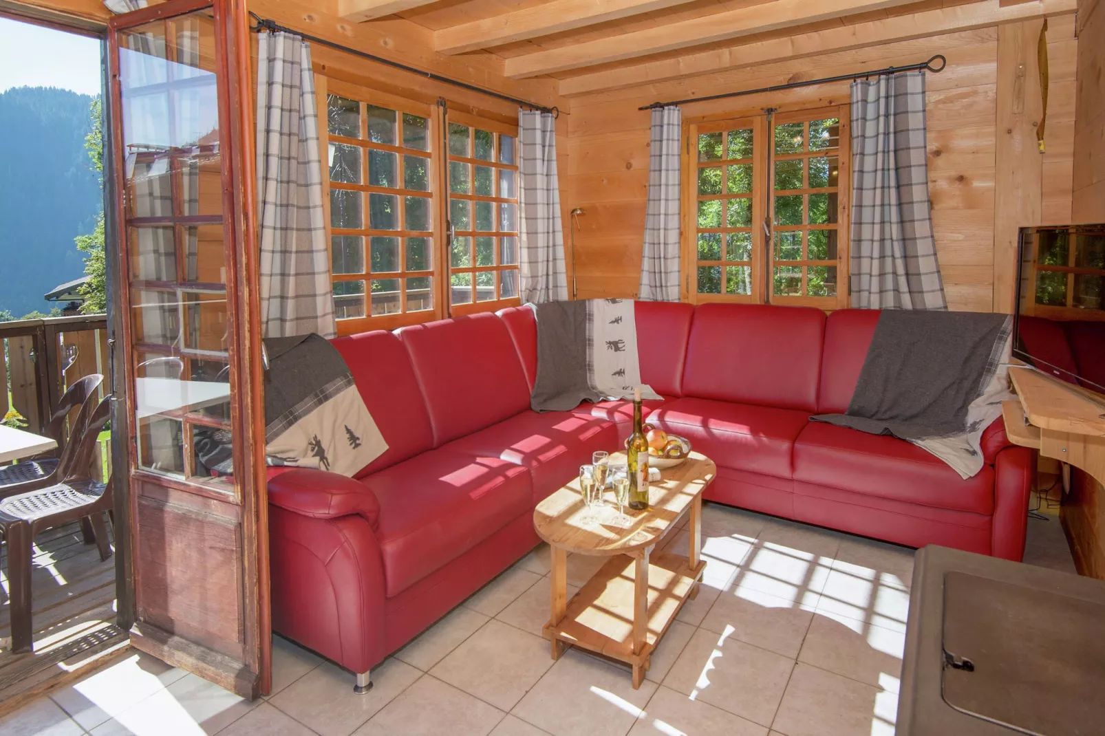 Chalet Le Nid Zut-Living room