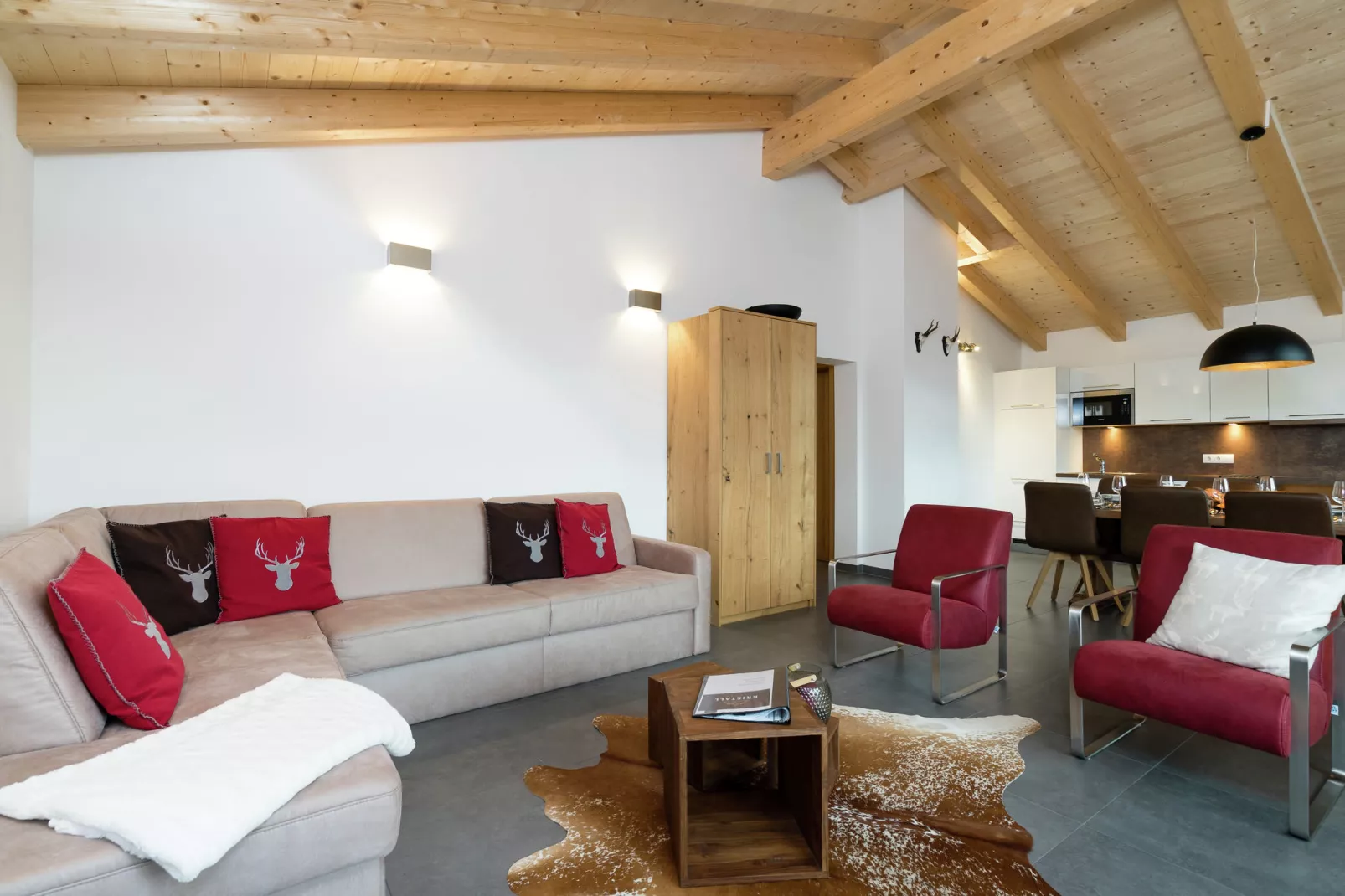 Penthouse Kristall Lodge-Living room