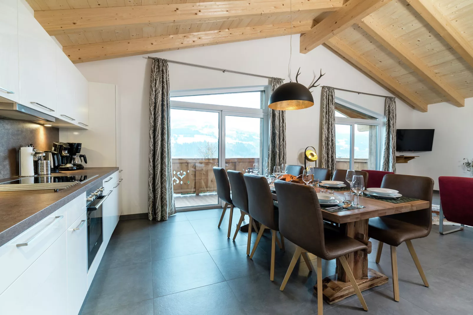 Penthouse Kristall Lodge-Dining room