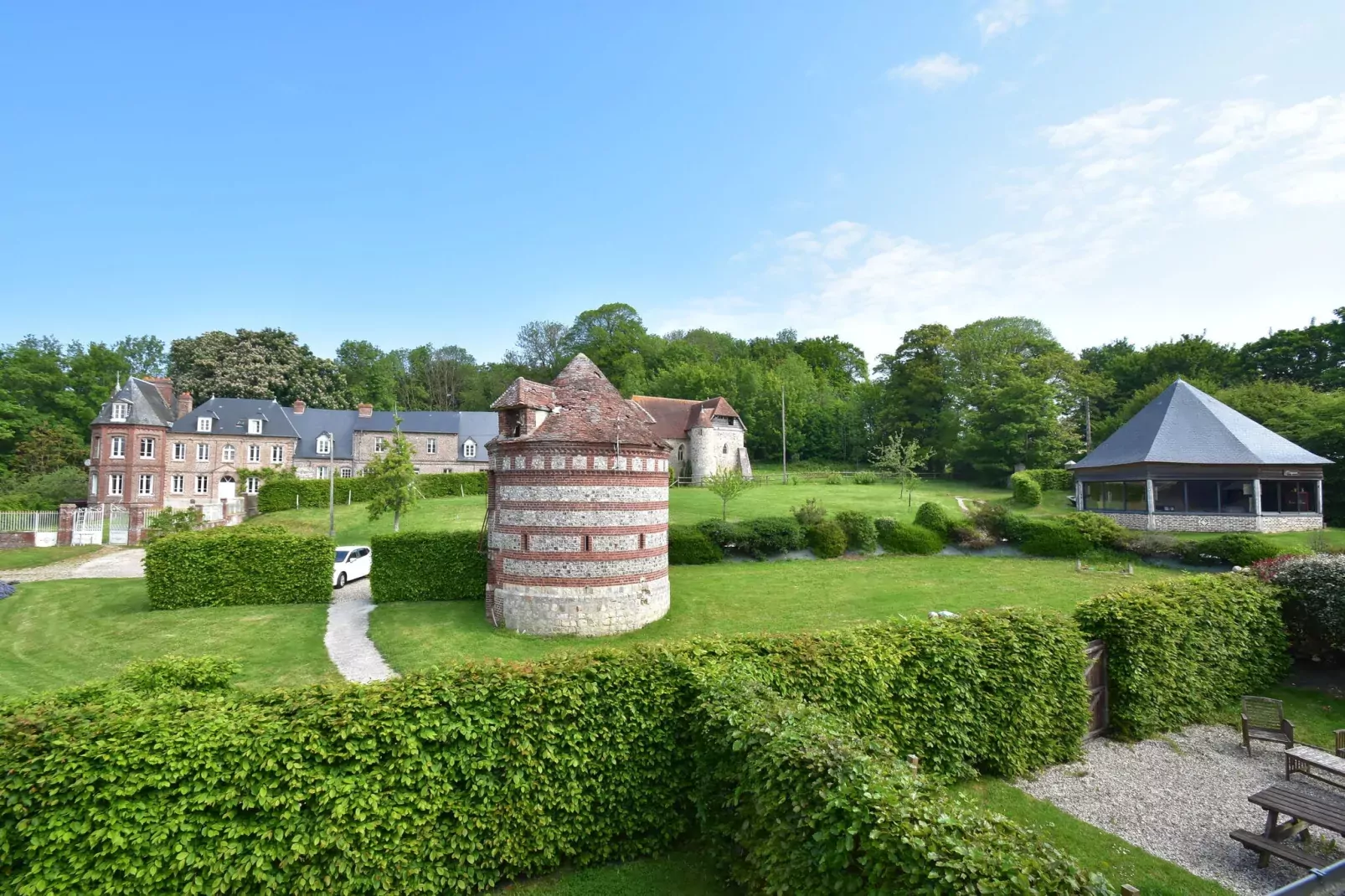 Gite Domaine Saint Julien-View summer