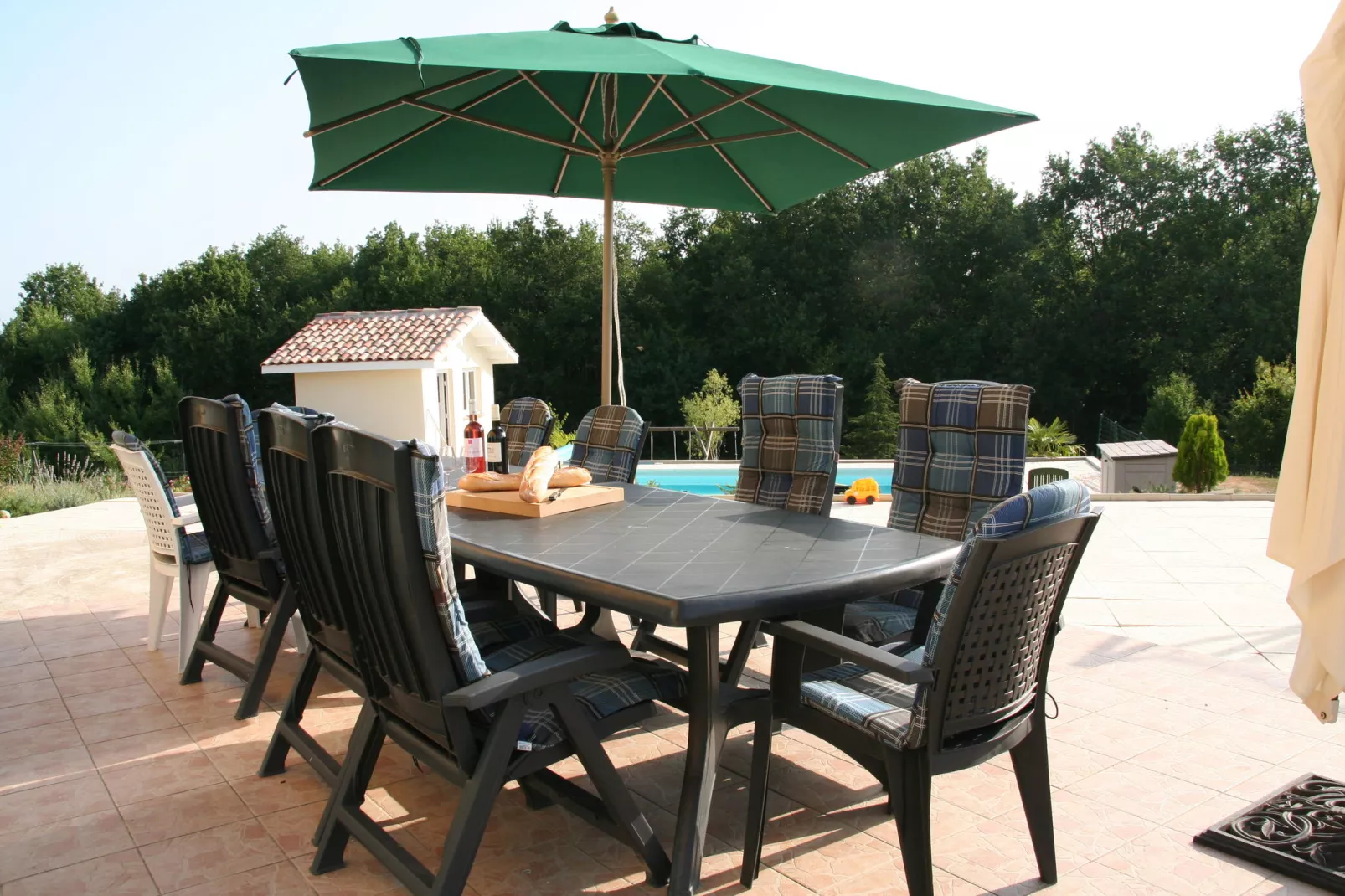 Vakantiehuis Piquecos-Balcon-terrasse