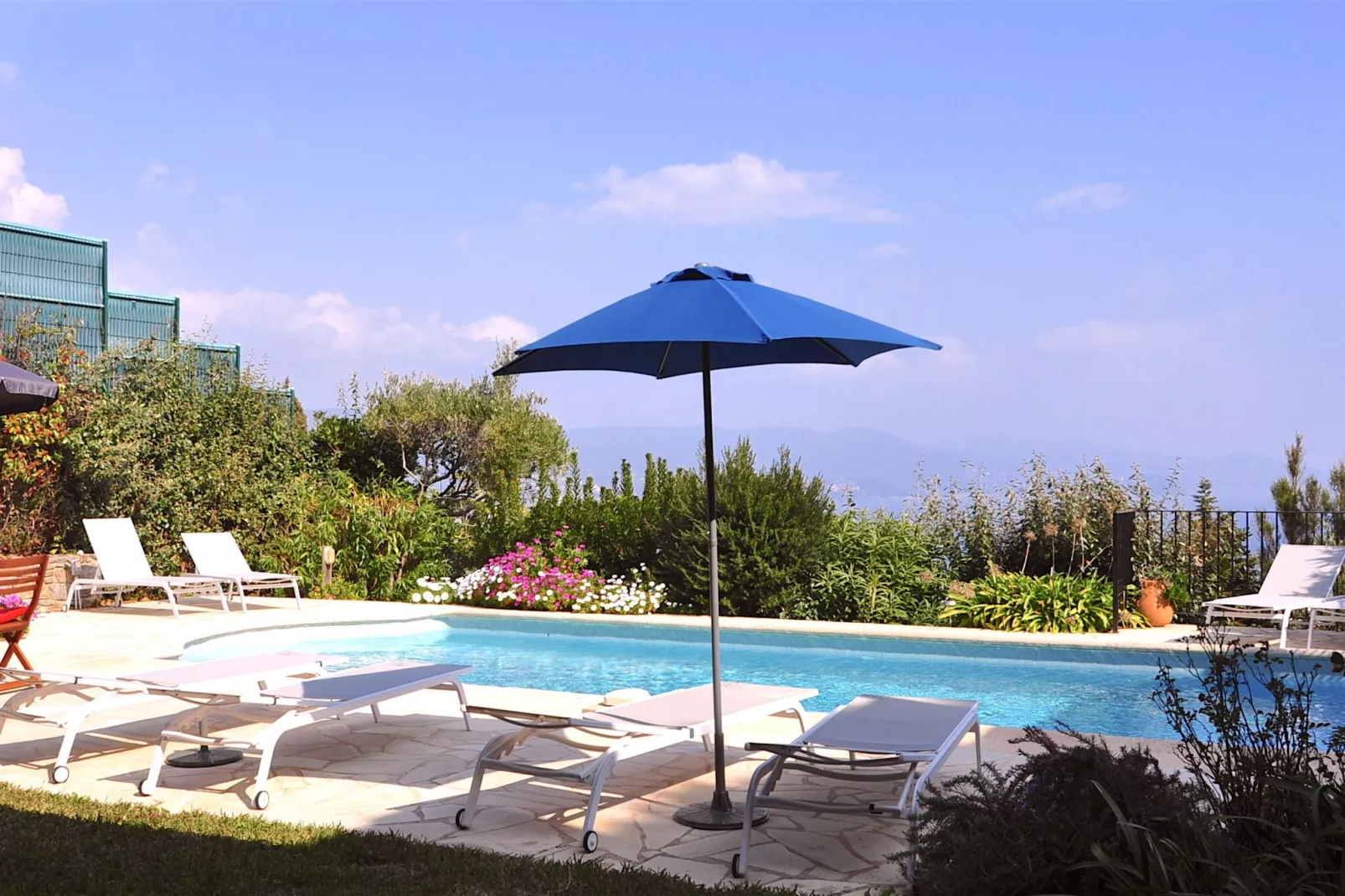Villa avec piscine vue mer et proche plage à Bormes les Mimosas-Pool