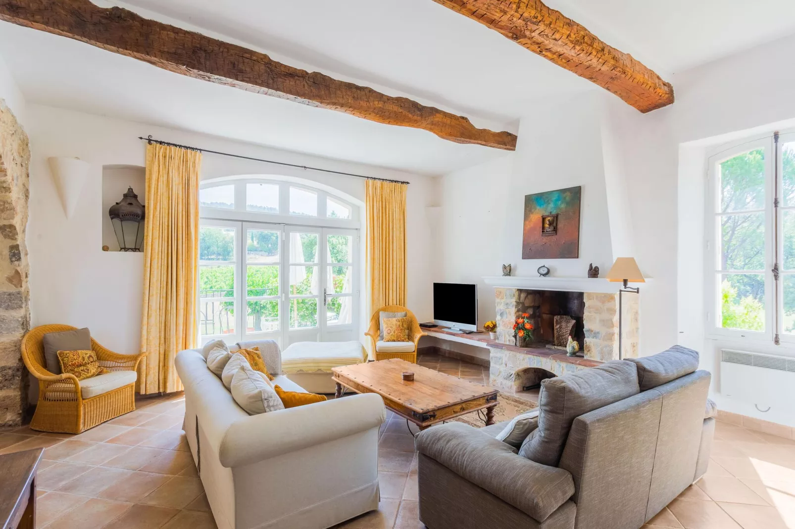 Chateau de Mappe-Living room