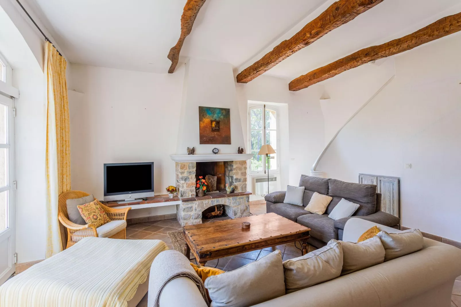 Chateau de Mappe-Living room