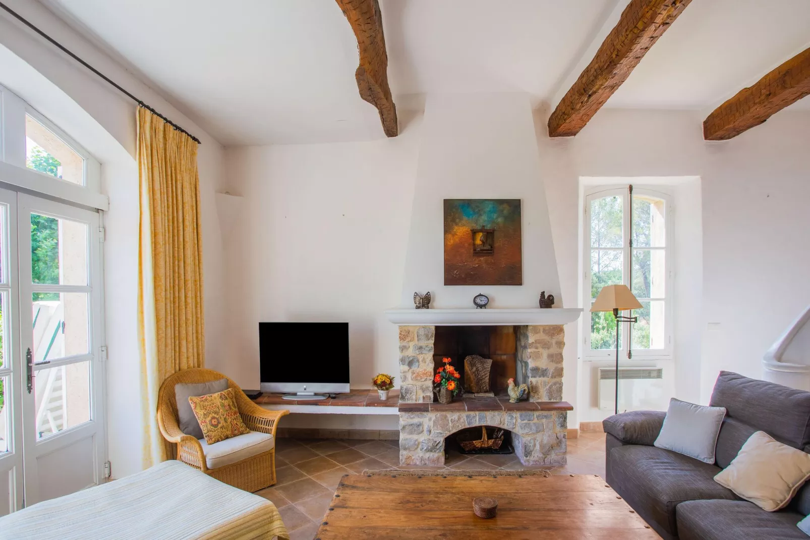 Chateau de Mappe-Living room