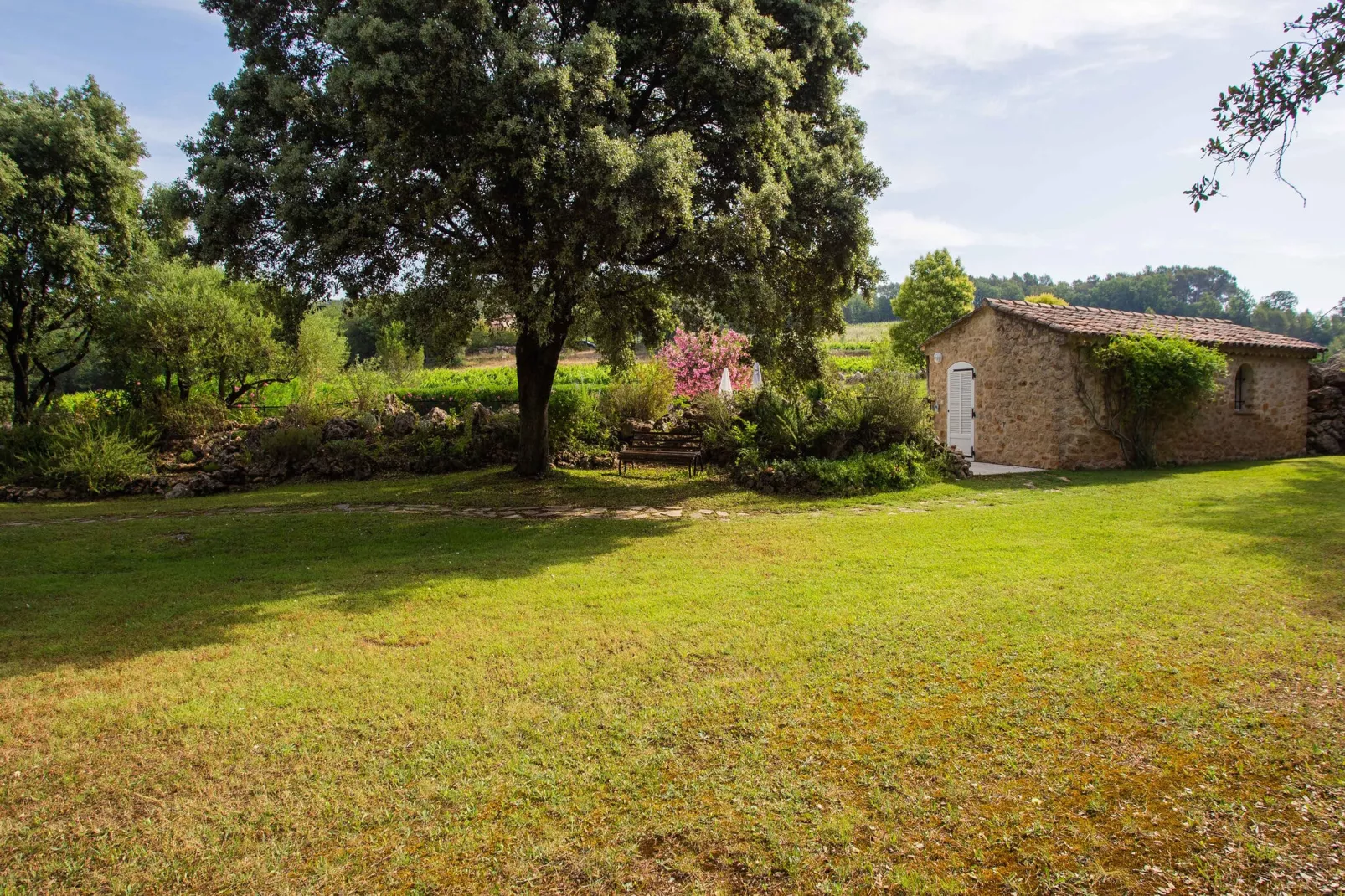 Chateau de Mappe-Gardens summer