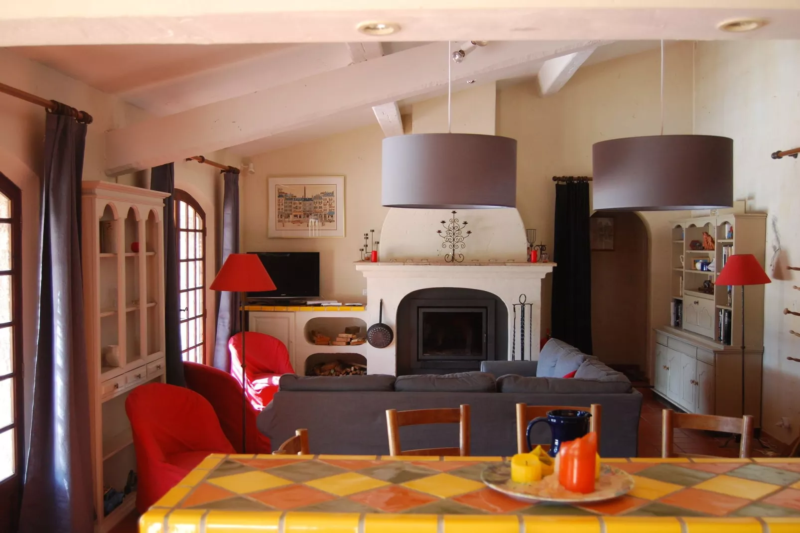 Mas la Baouque-Living room