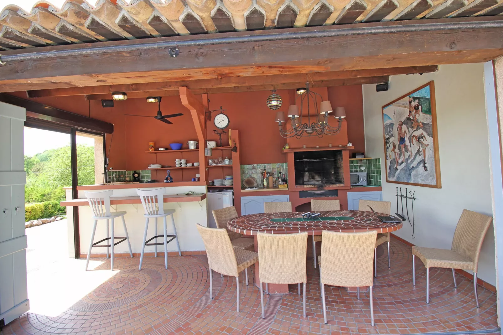 Mas la Baouque-Terrace balcony