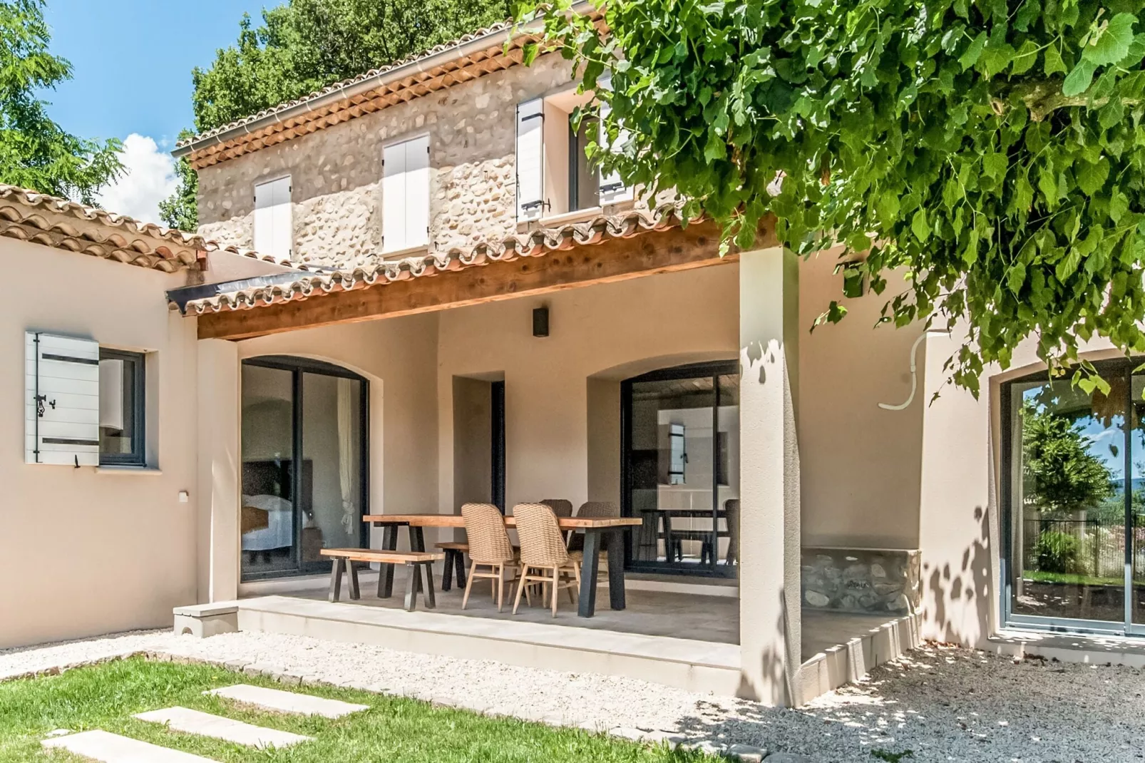 Villa Pouperas Vaison la Romaine-Exterior summer