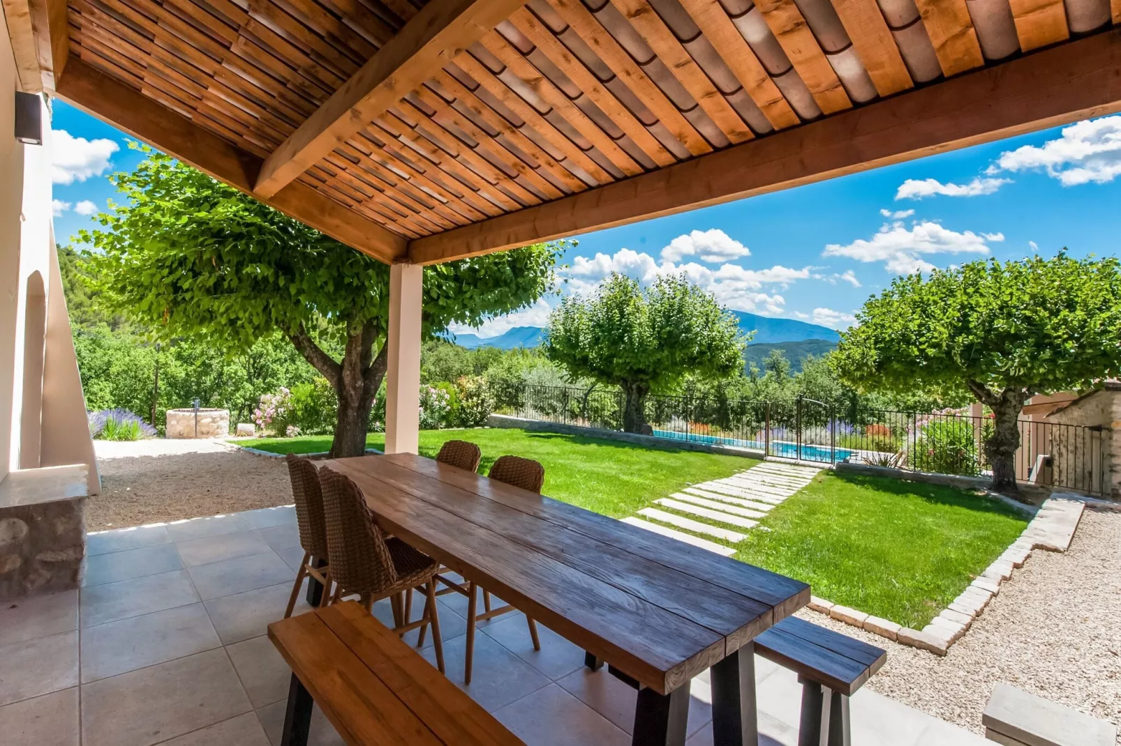 Villa Pouperas Vaison la Romaine-Terrace balcony