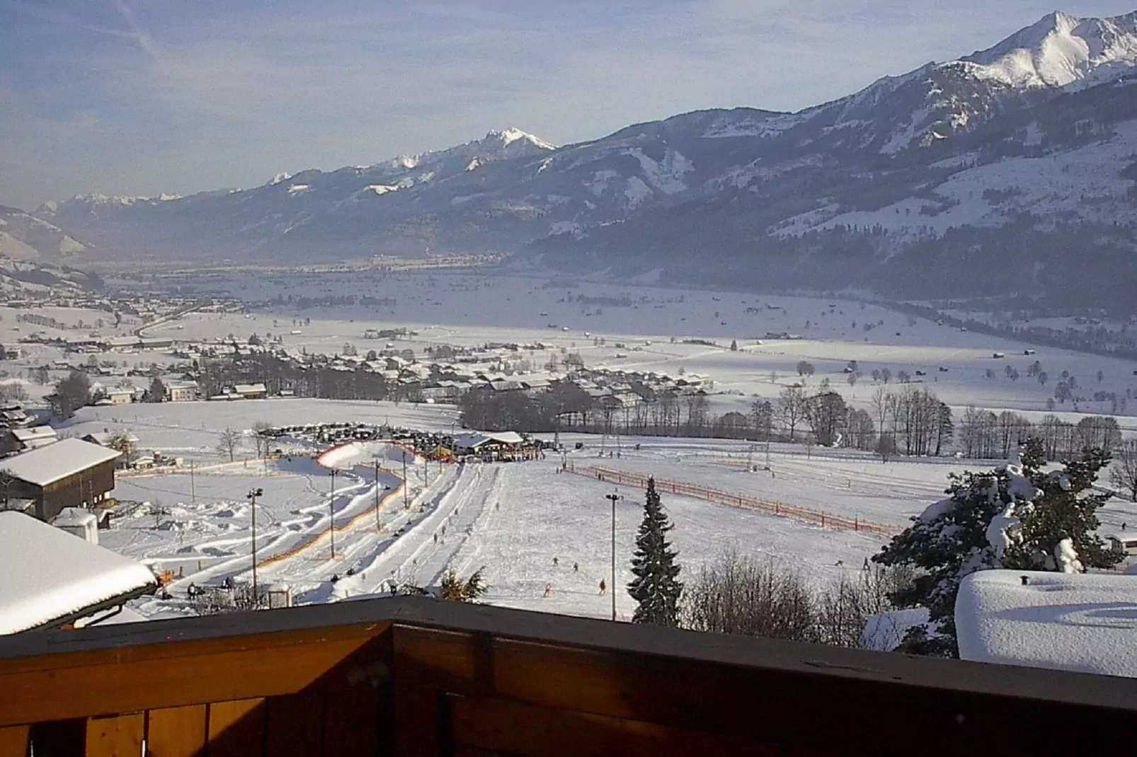 Chalet an der Piste-Vue d'hiver