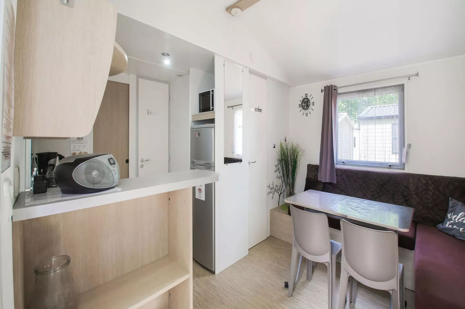 Mobil-home 4pax-Living room