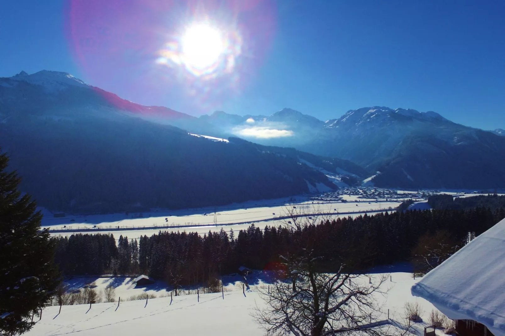 Gut Vorderstallberg-Aussicht Winter