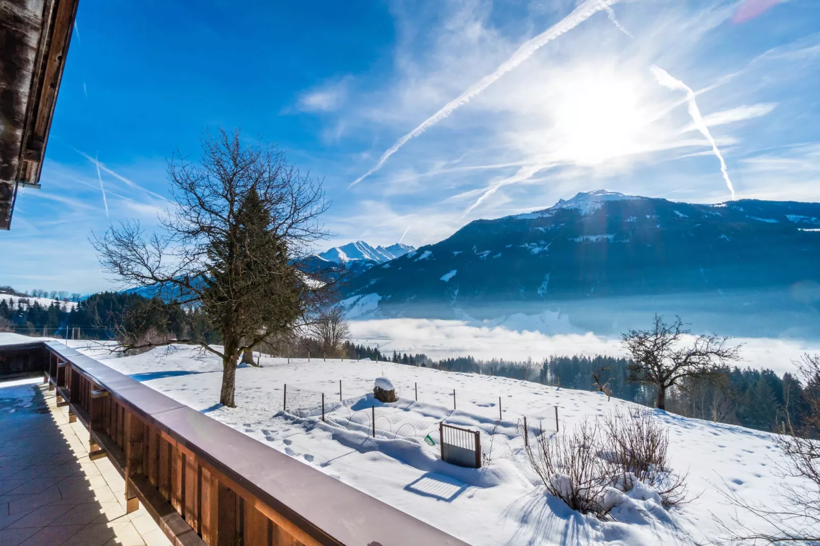 Gut Vorderstallberg-Aussicht Winter