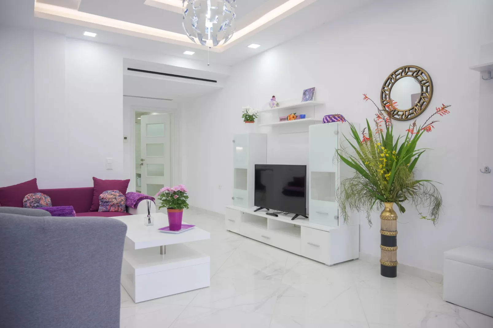 Diamond Luxury Villa Korfu-Living room