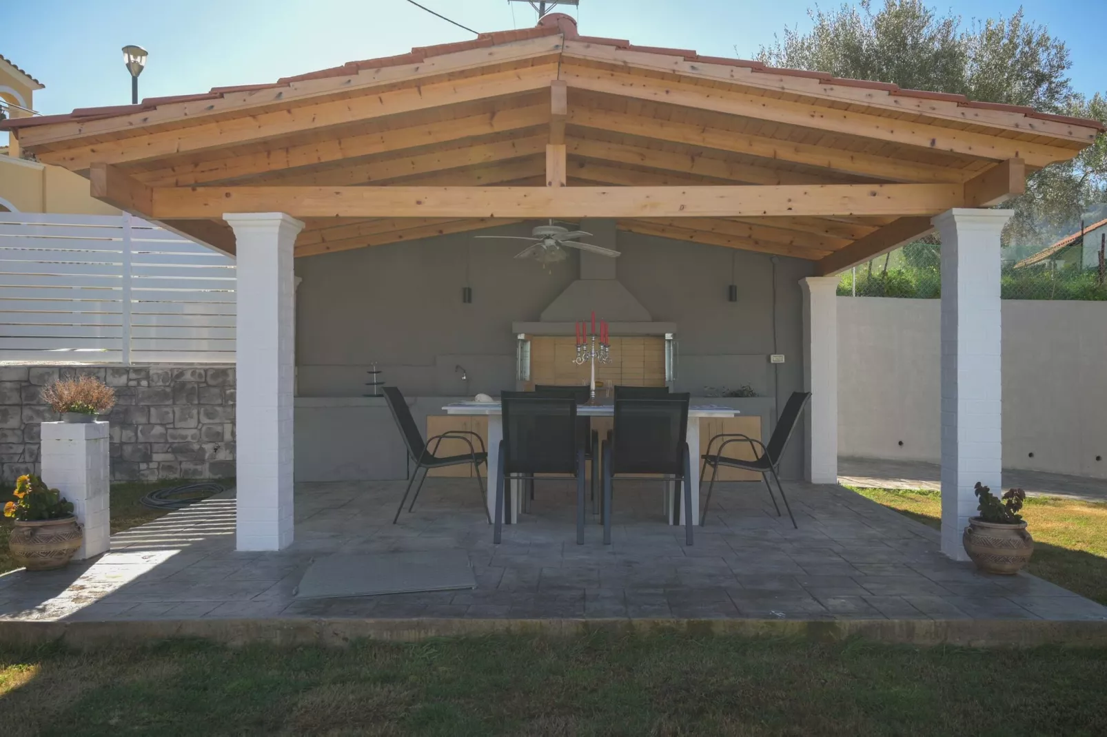 Diamond Luxury Villa Korfu-Terrace balcony