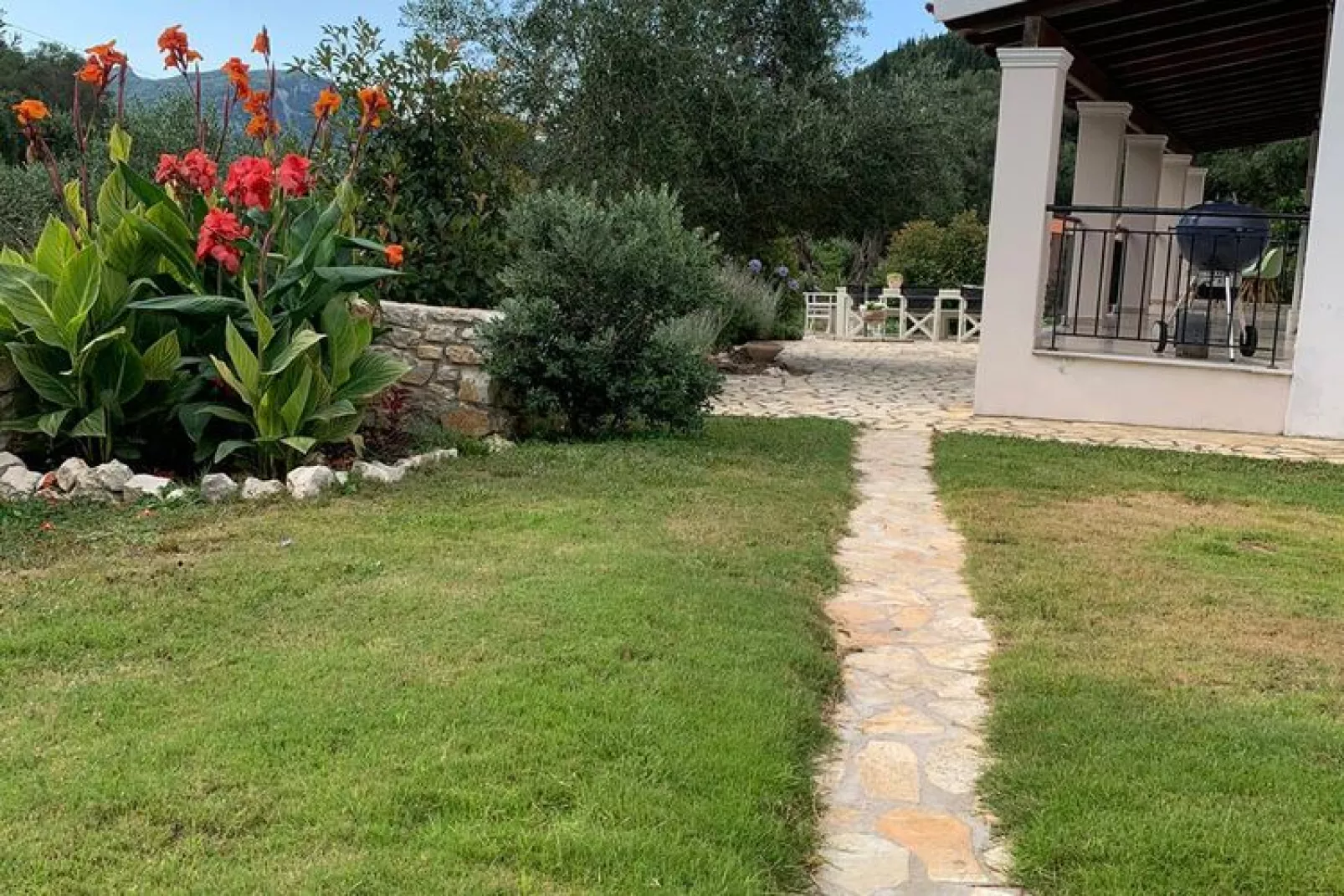 Villa Spirena-Gardens summer