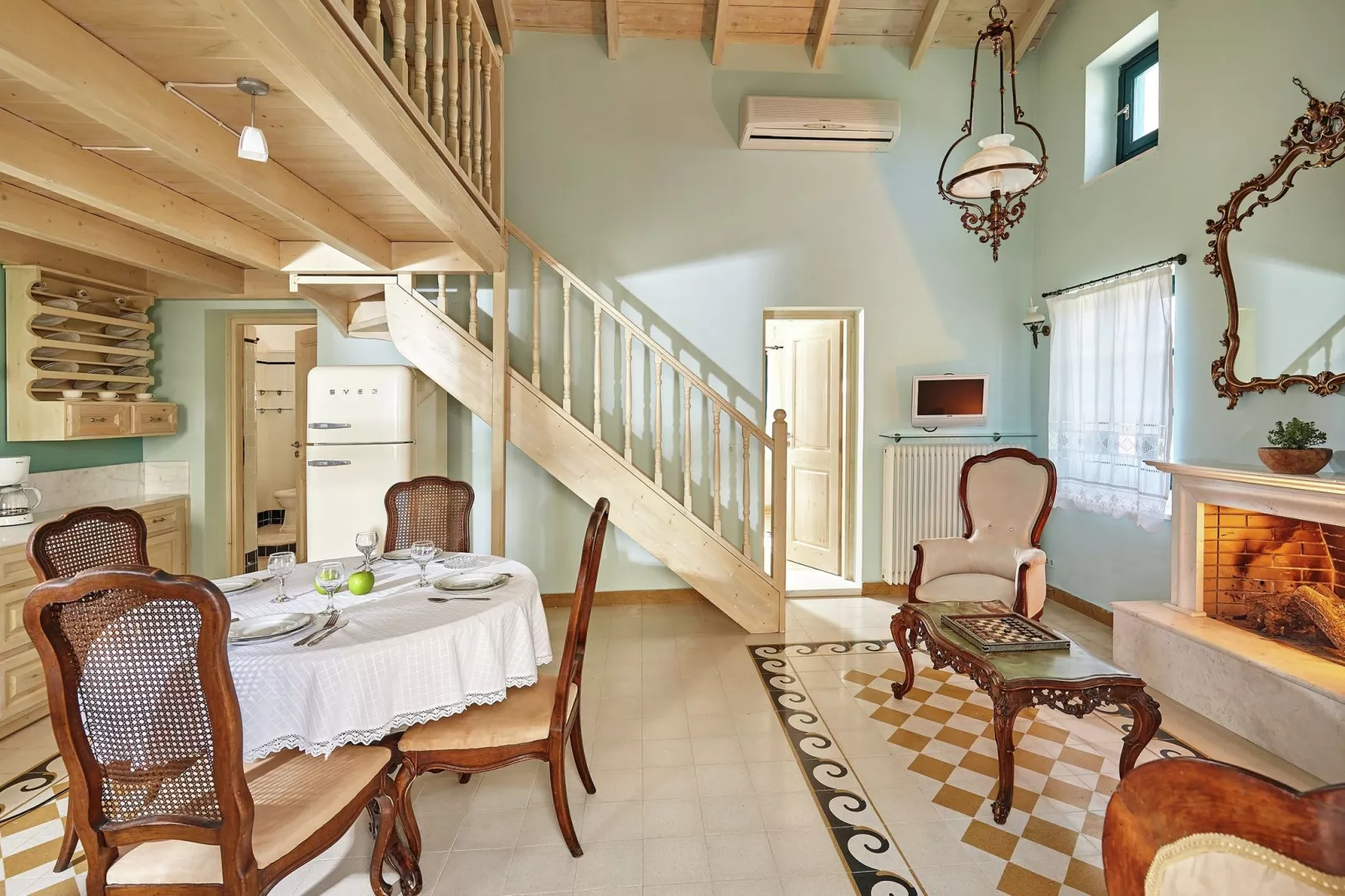 Orelia Cretan Villa II 4 persons-Wohnzimmer