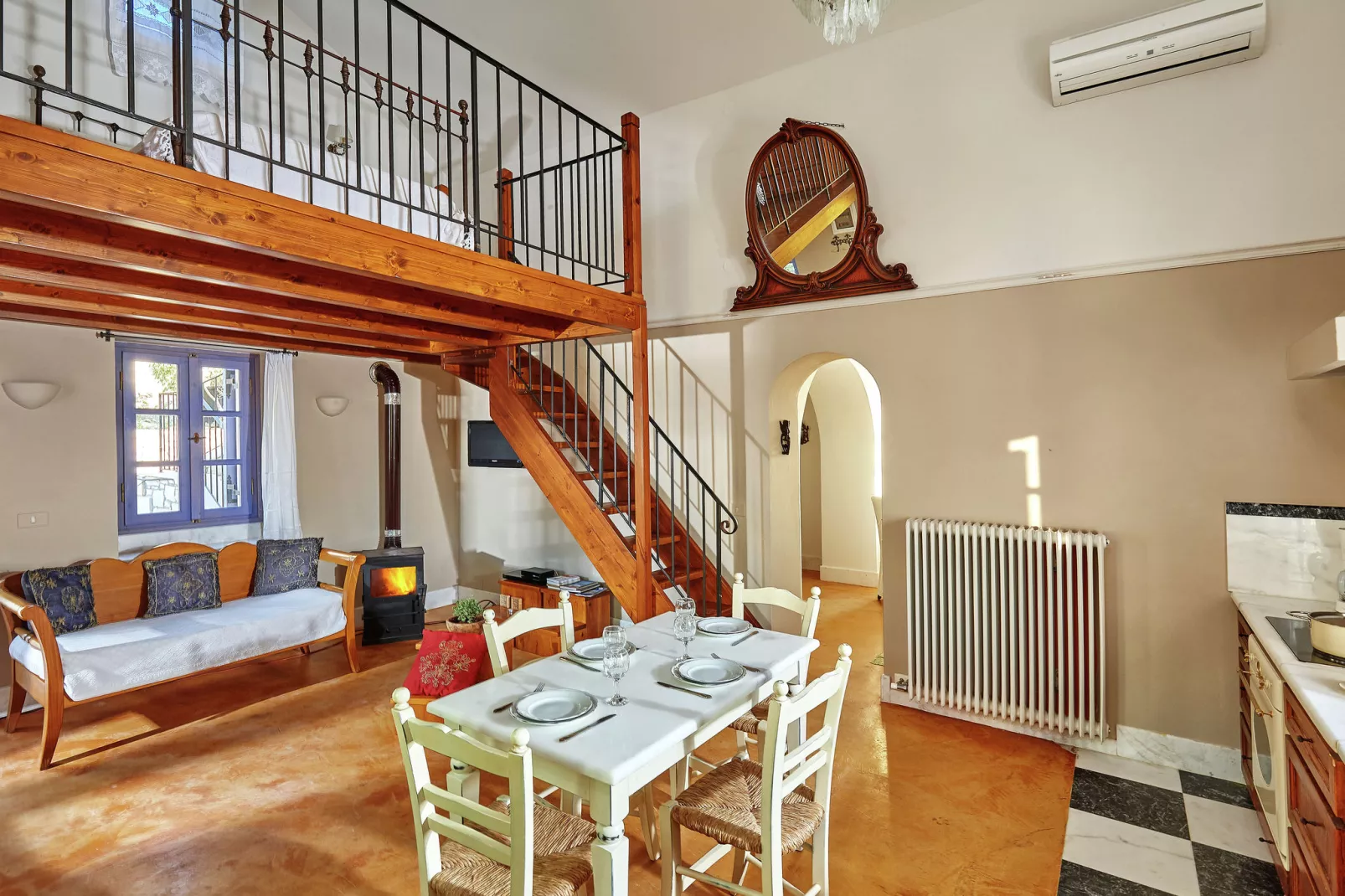 Orelia Cretan Villa II 4 persons-Wohnzimmer