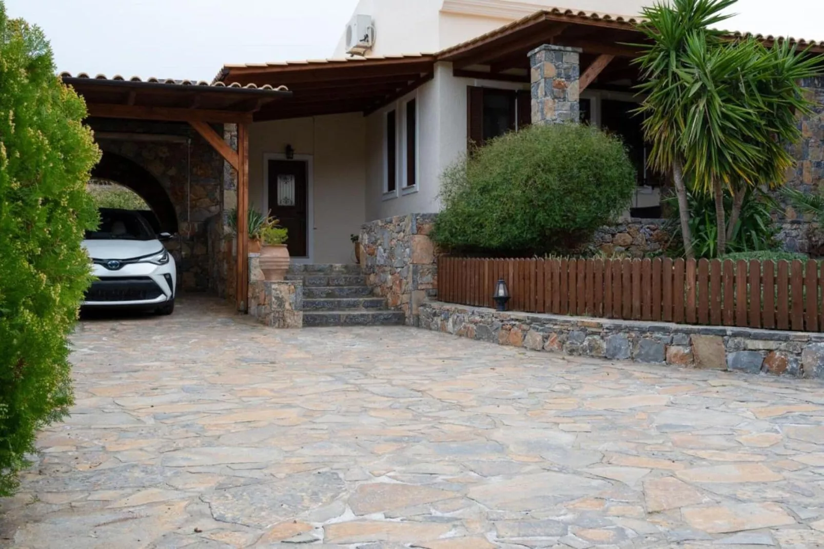 Elounda Plaka Luxury Villa-Extérieur été