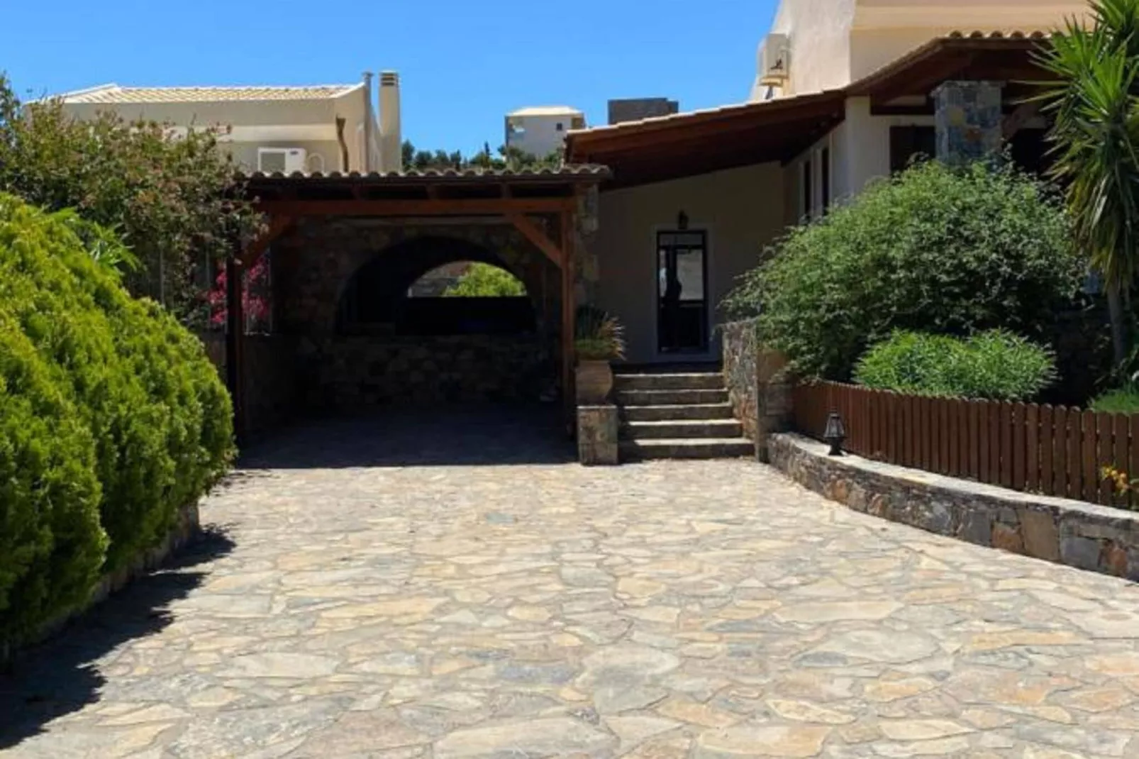 Elounda Plaka Luxury Villa-Extérieur été