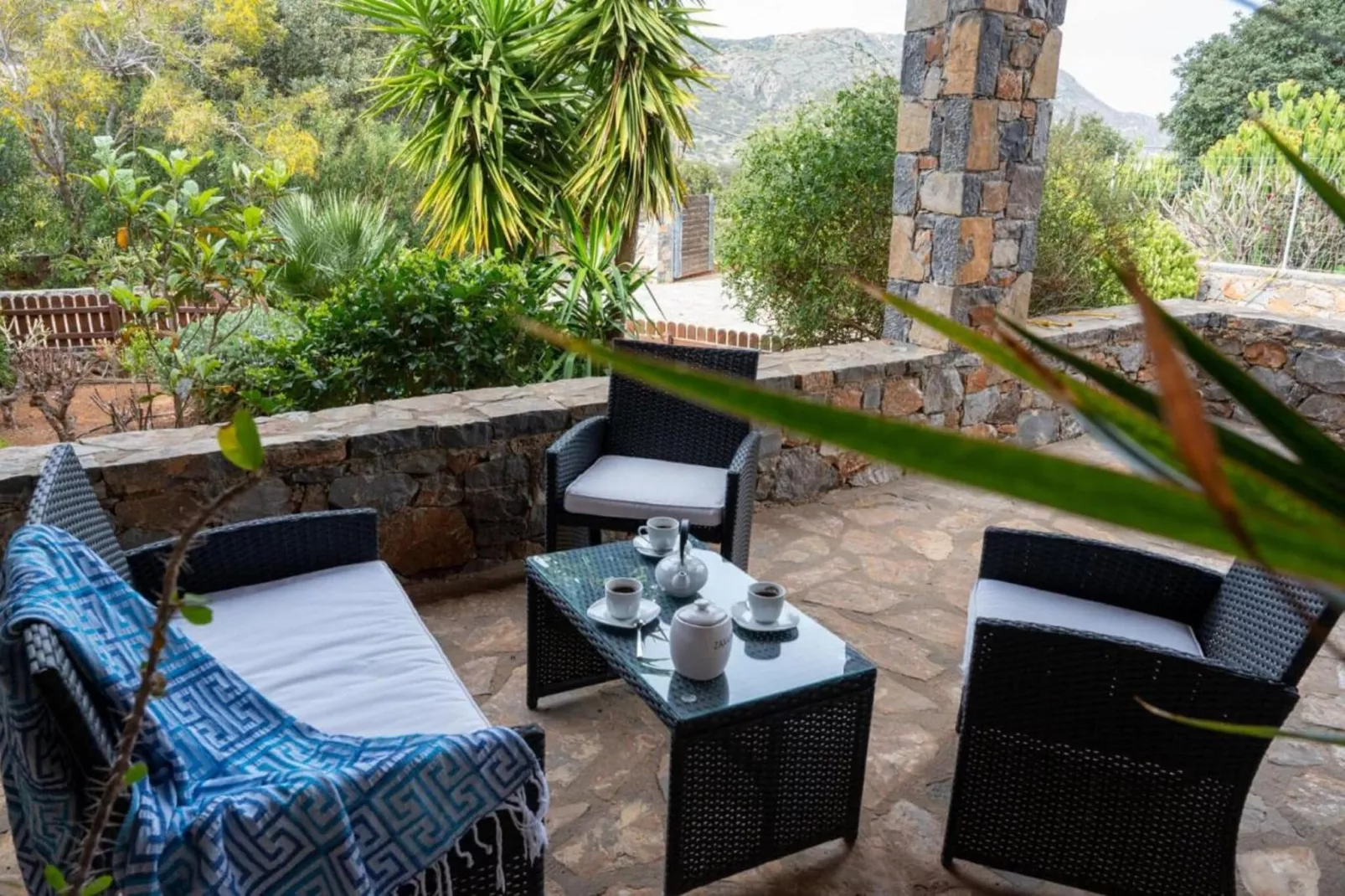 Elounda Plaka Luxury Villa-Balcon-terrasse