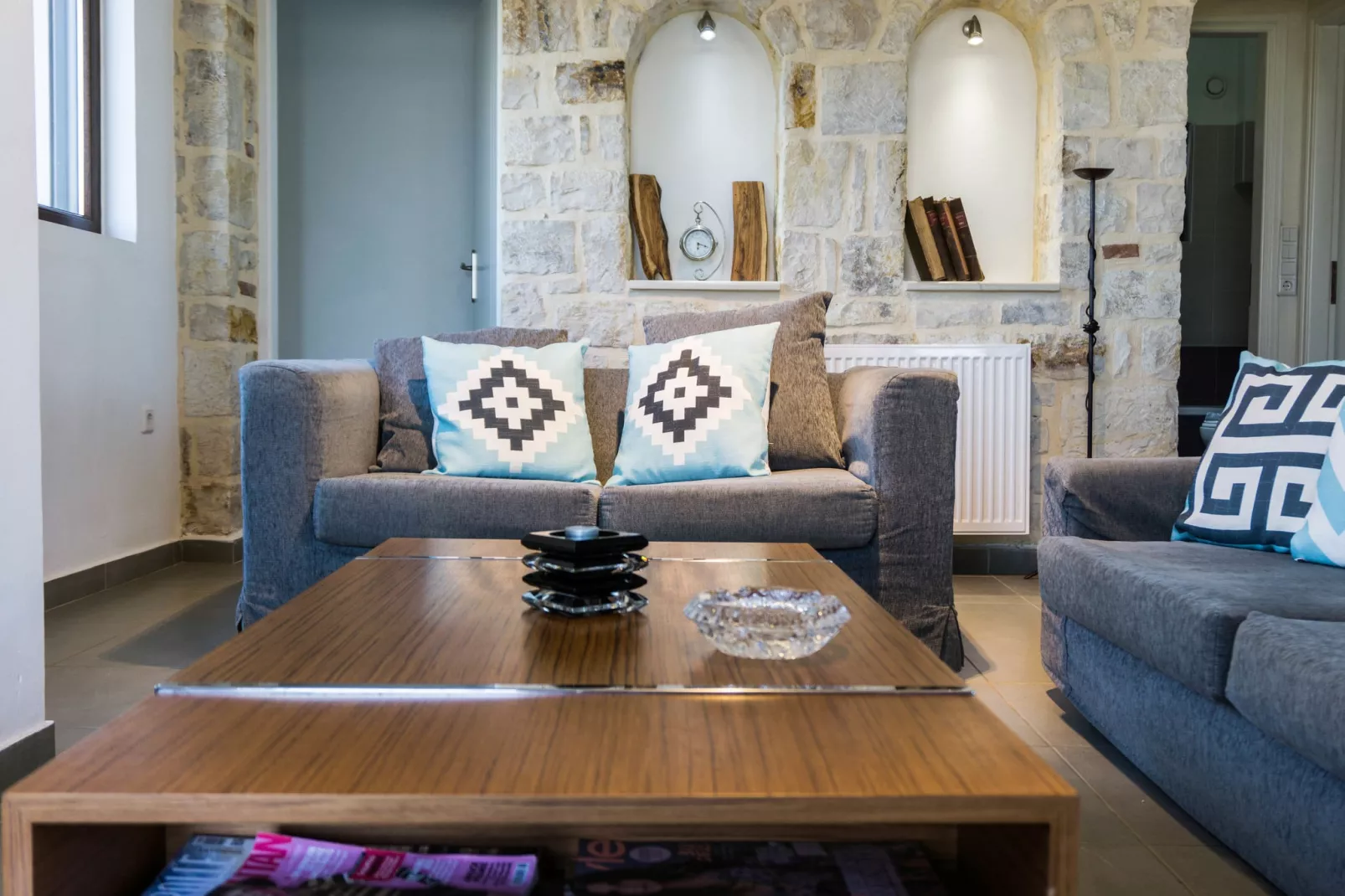 Villa Ikaros-Living room