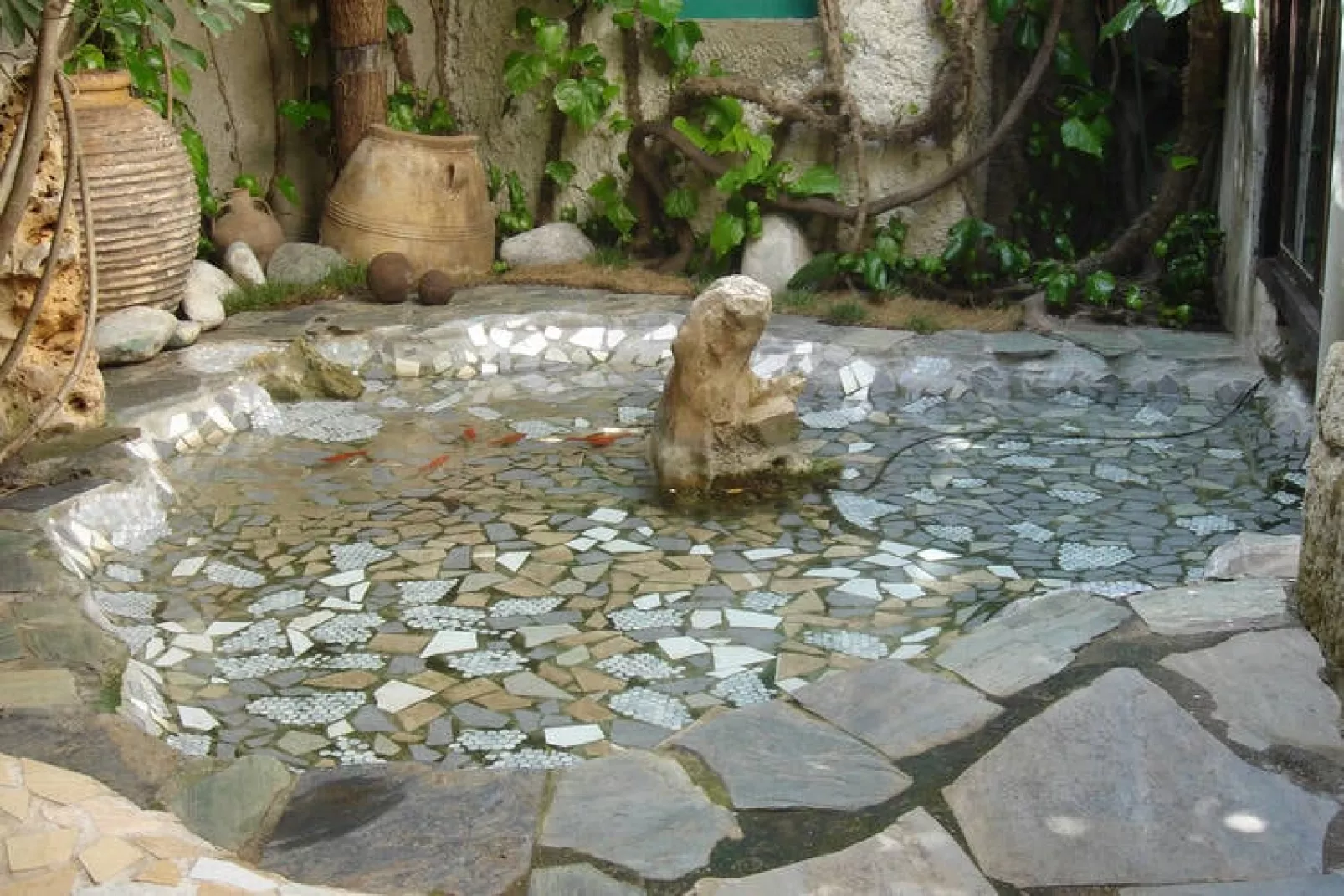 Villa Kostas-Gardens summer