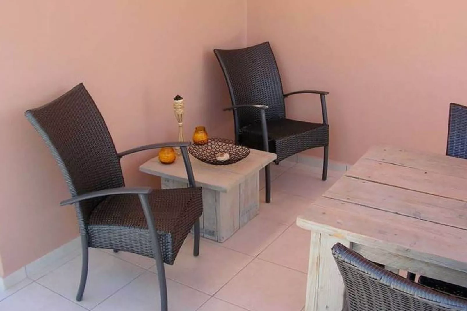 Villa in Loutra-Terrace balcony