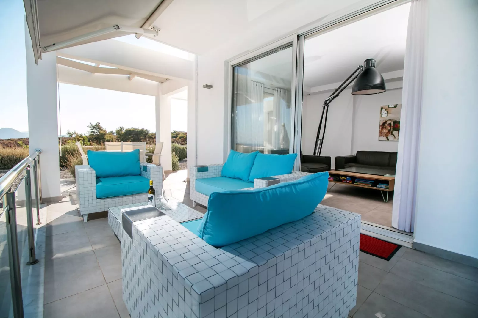 Villa White Lady-Terrassenbalkon