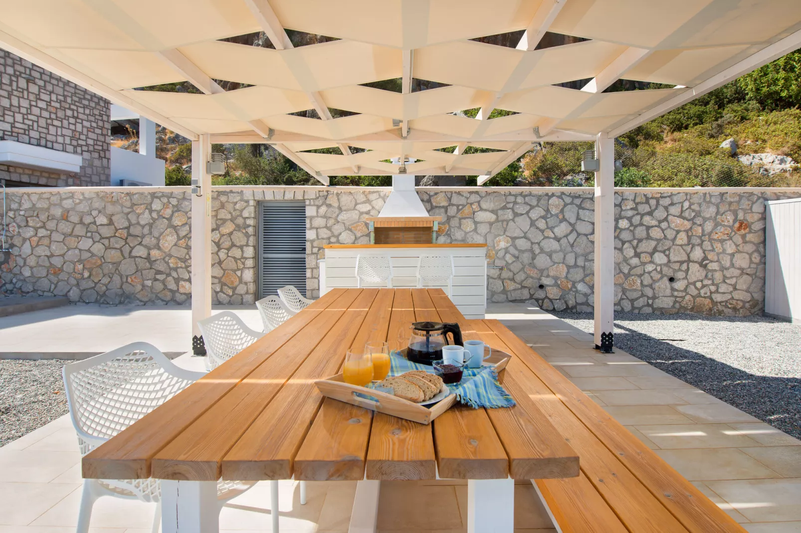 Villa Olimpo-Terrassenbalkon