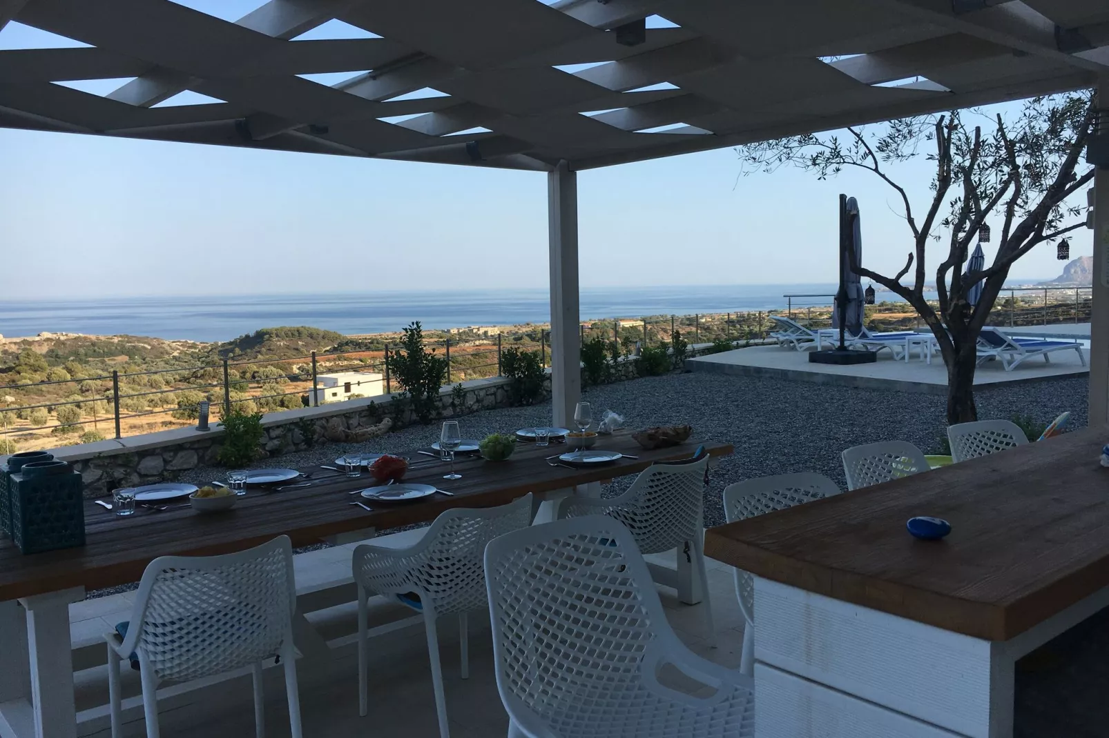 Villa Olimpo-Terrassenbalkon