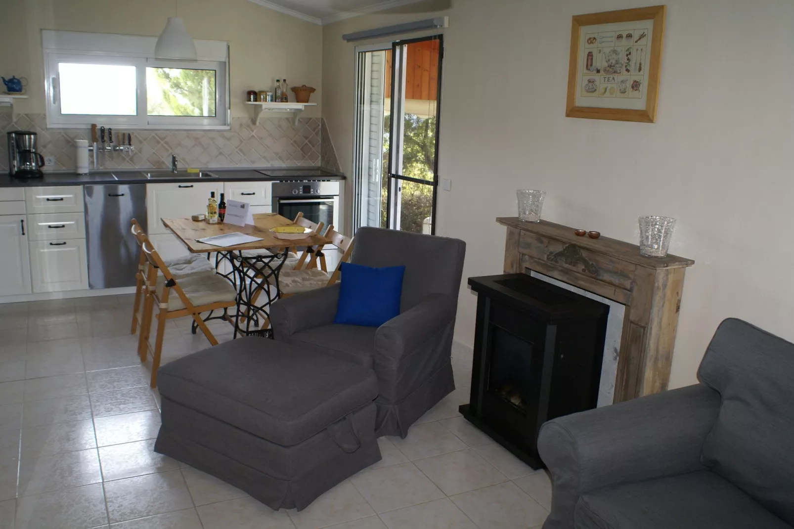 House Kritinia Rhodos-Living room