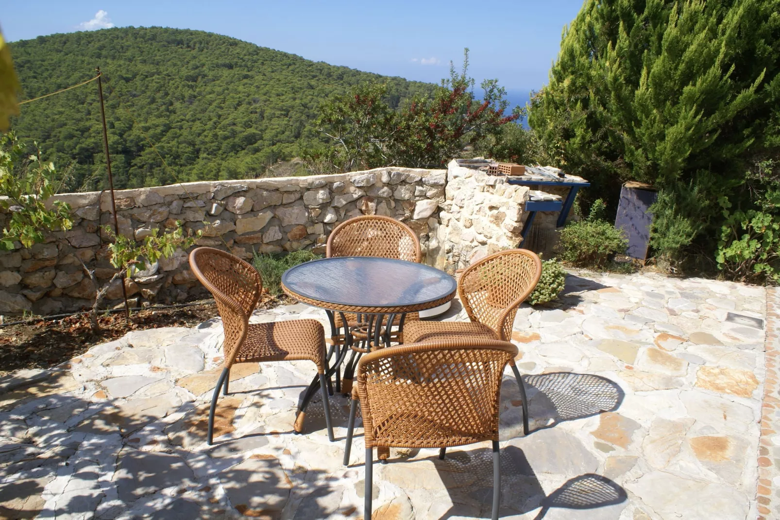 House Kritinia Rhodos-Terrace balcony
