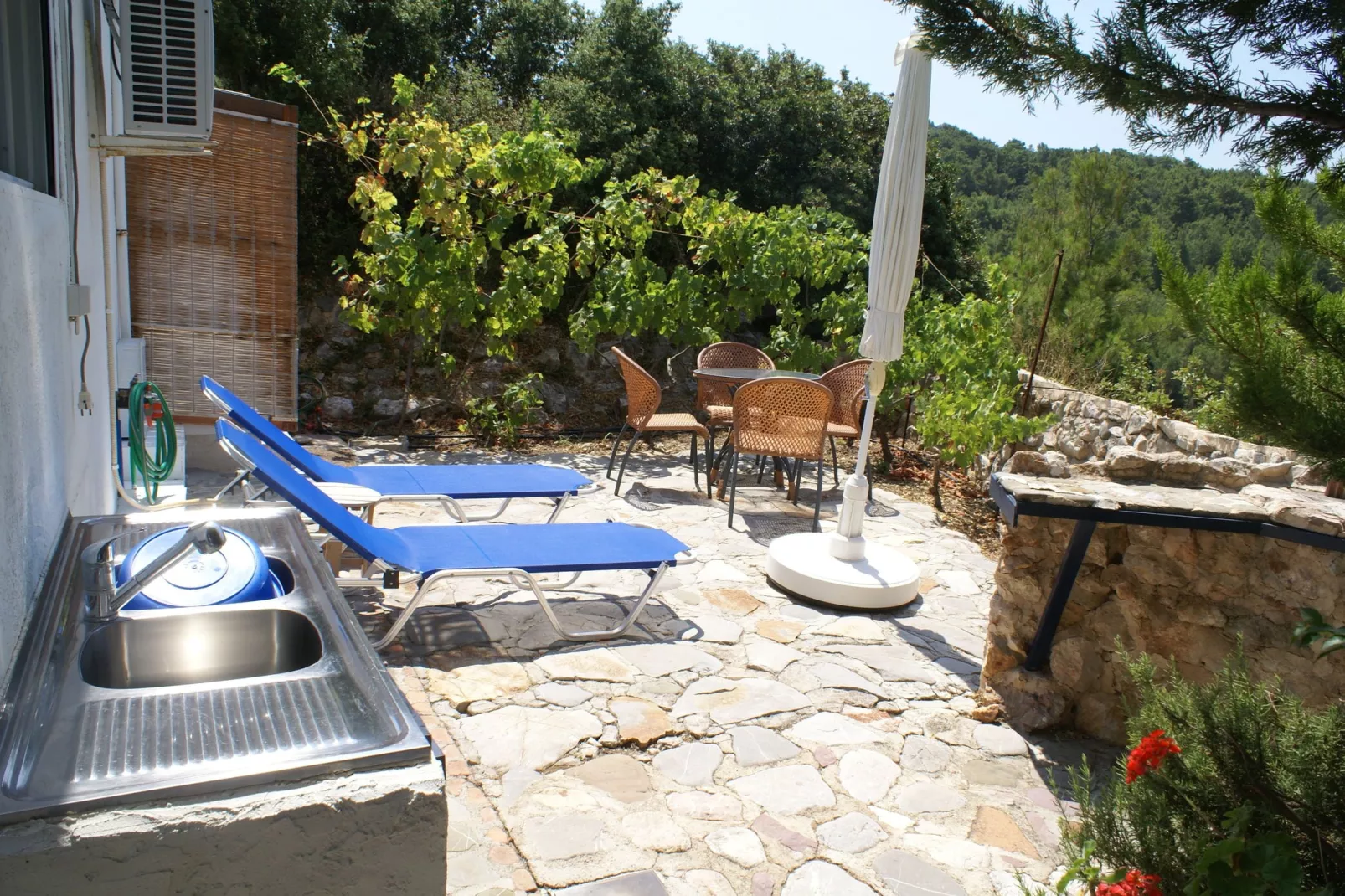 House Kritinia Rhodos-Terrace balcony