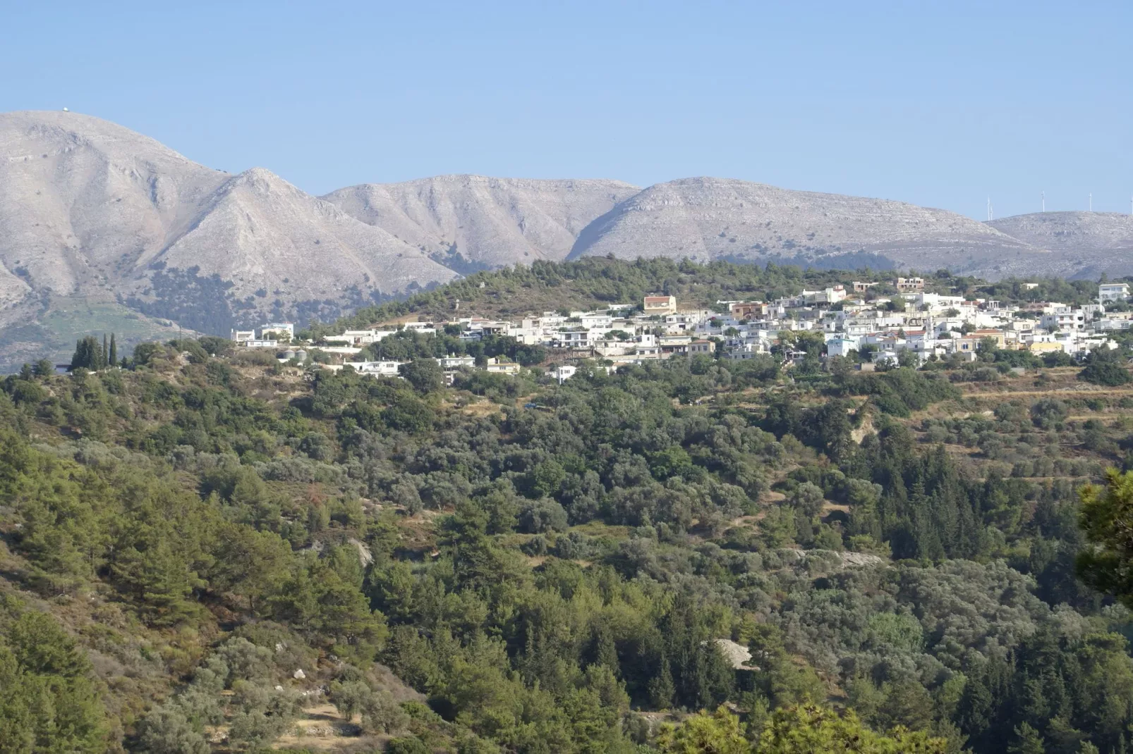House Kritinia Rhodos-Areas summer 1km