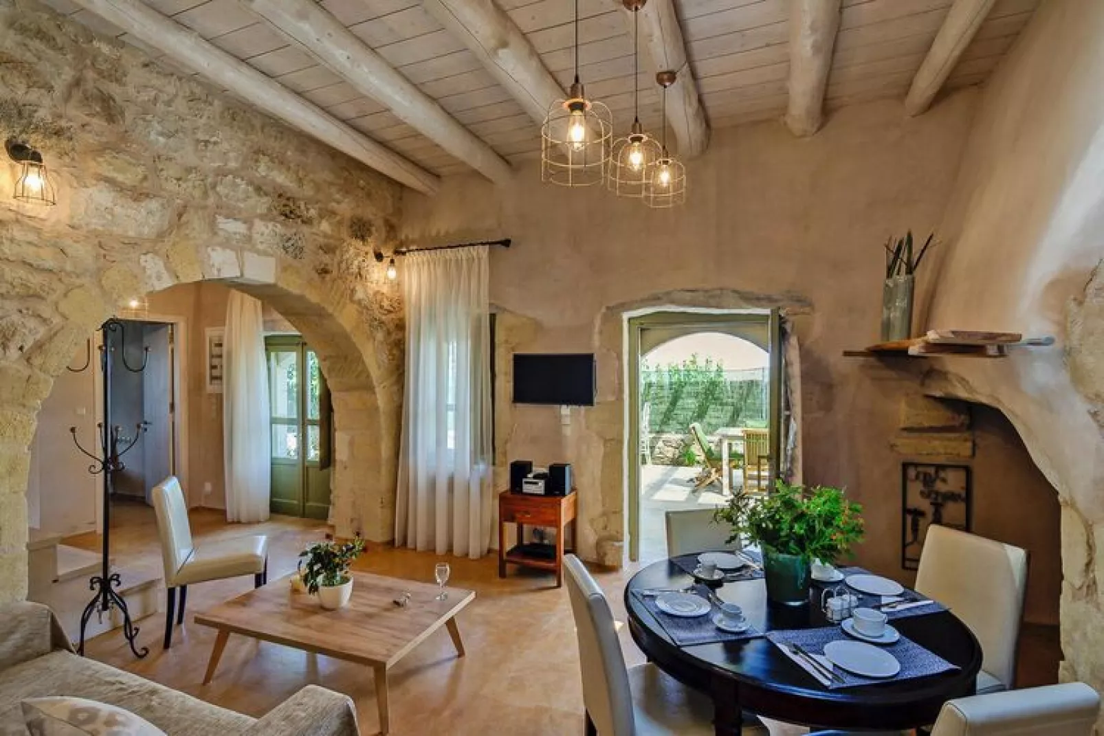 Holiday home, Kastellos-Villa Leonanto-Wohnzimmer